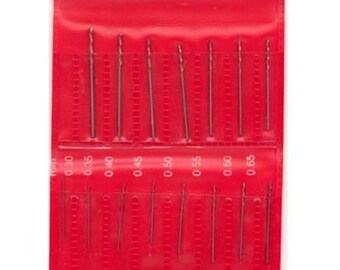 15 HSS Steel Carbide Twist Drill Bits - 0.3mm to 1mm..