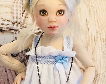 BJCD - 40 cm face painted cloth doll