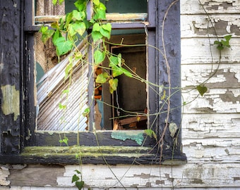 Rustic Window, Rustic Home Decor, Abandoned Places, Gone But Not Forgotten, Beautiful Decay, Fine Art Photography, Large Wall Art