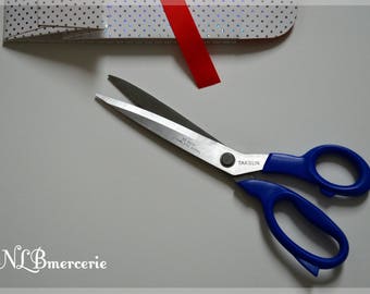 Scissors sewing TAKSUN 25 cm Blue or red
