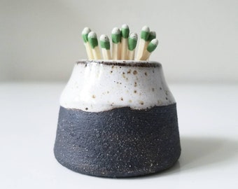 Match Striker / Pottery to store and strike matches on