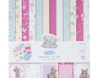 Set of 26 paper two pockets 20 cm + labels to peel ME TO YOU