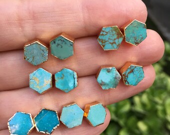 Turquoise Earrings, turquoise jewelry, December birthday, December Birthstone