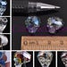 Wholesale Lot 3pcs 14X13mm Skull Head Faceted Crystal Glass Spacer Loose Beads fit Charm Bracelets Findings....SKU YX087-1~8