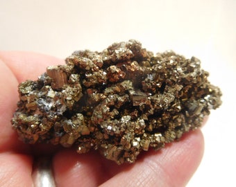 Pyrite with chalcopyrite on galena cluster, pyrite, pyrite crystal, wicca, pagan, reiki, altar stone, healing crystal, mineral specimen