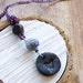 Galaxy Necklace Pendant | Sparkly Heart Pendant | Hand Stamped Galaxy Heart | Boho Style Necklace | Great For Layering | Gift For Women
