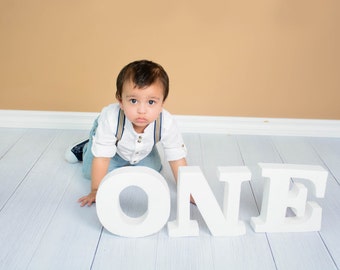 The Birthday Banner ONE, Letters for Baby Photo Prop
