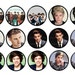 One Direction 2013 4x6 sheet of 1 inch circle