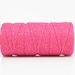 GOLD + PINK TWINE - Metallic Gold & Dark Pink Two-tone Twisted Cotton String / Bakers Twine (100 meter spool)