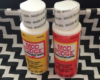 Mod Podge Gloss Lustre 2 ounce 2 oz Mod Podge Matte New Sealed Bottle