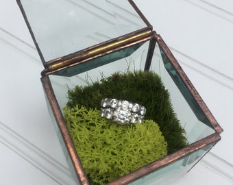 Glass Treasure Box - Ring Box