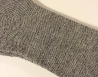 Alpaca Socks - Womens - Light Grey
