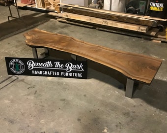 One of a Kind Live Edge Walnut Coffee Table