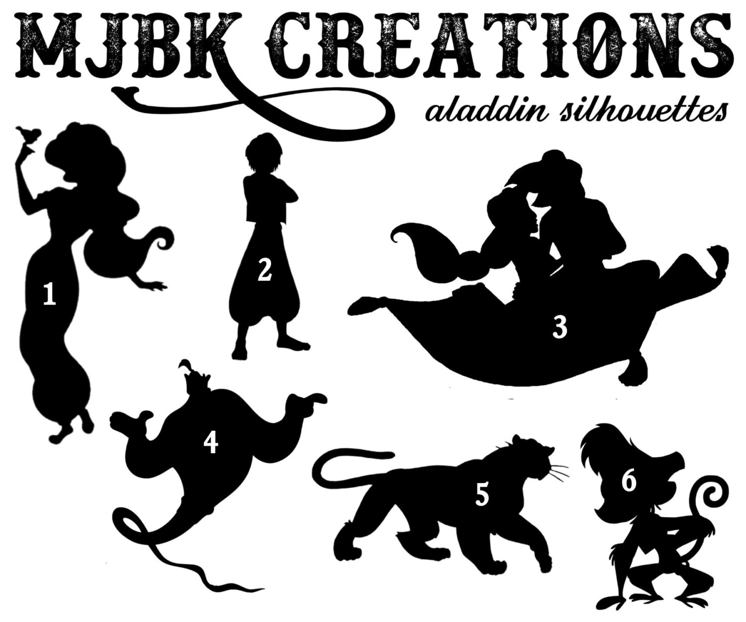 Aladdin Jasmine Genie Abu Magic Carpet Rajah Silhouette Vinyl for Genie Silhouette
288gtk Aladdin Jasmine Genie Abu Magic Carpet Rajah Silhouette Vinyl for Genie Silhouette
288gtk