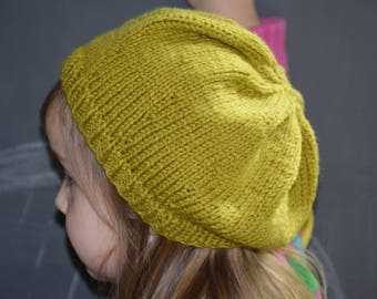 Little Girl Slouchy Beret Hat