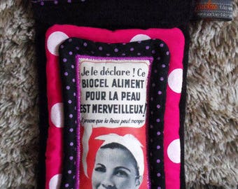 Vintage Biocel advertising glasses case