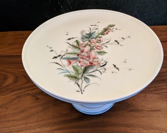 Victorian Milk Glass Cake Stand