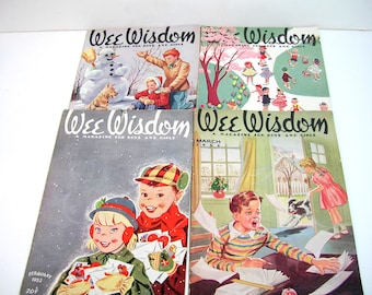 Wee Wisdom Magazine For Boys And Girls 1952 Collection