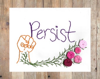 Persist- Hand embroidery