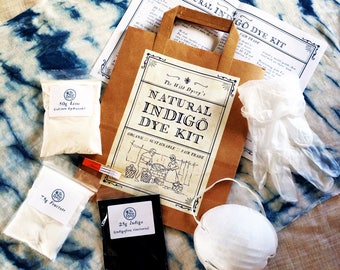 Natural Indigo Shibori Dye Kit from The Wild Dyery
