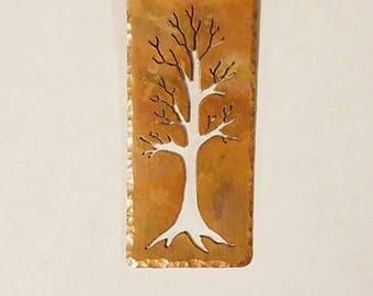 HANDMADE Copper Tree Pendant Necklace