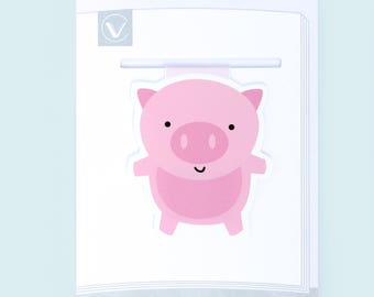 Pig Magnetic Bookmark (Jumbo)