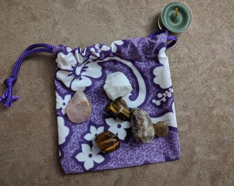 Tarot Bag, Gemstone Bag, Rune Bag, Drawstring Bag, Dice Bag, Bag of Holding