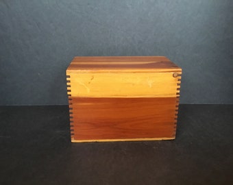 Small Pine Dovetailed Box