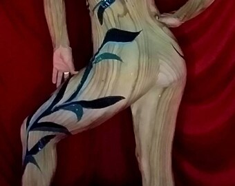Wood Grain Cirque Unitard