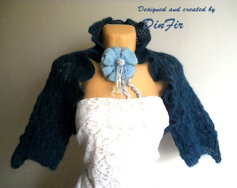 LIQUIDATION Stock SALE 30% OFF / Women Shrug Bolero Wedding Accessories Jacket Cardigan Cape Hand Knitted Elegant Crochet Vest Capelet Gift