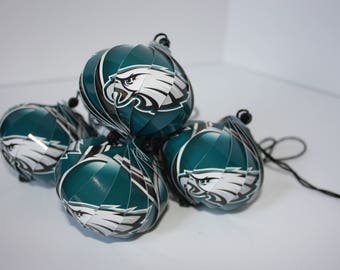 Philadelphia Eagles NFL Ornaments : Single or Set of 5