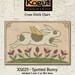 Bunny | Primitive | Cross Stitch Chart | Downloadable PDF | EPattern | Needlework | DIY | Crafts | Spotted Bunny | XS025