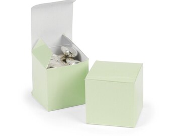 Sage Green Favor boxes-12 EA.