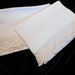 Antique Linen Pillowcase Set Of Two, Tuck Stitched, Crocheted Lace, Large, c. 1910