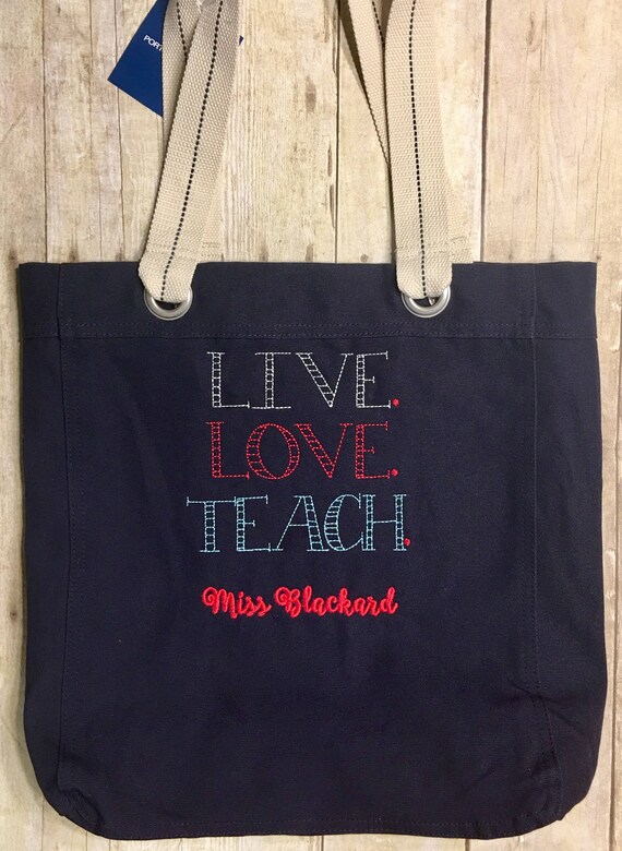 Teacher tote bag teacher gift teacher appreciation gift