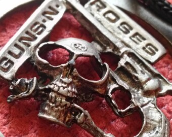 guns n roses , 80s vintage pendant . for real nostalgic 80s !!! necklace