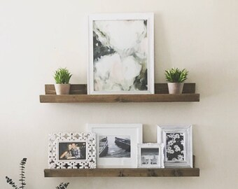Ledge Shelf, Floating Shelves, Wall Shelf, Picture Ledge Shelf, Gallery Shelf, Nursery, Bookshelf