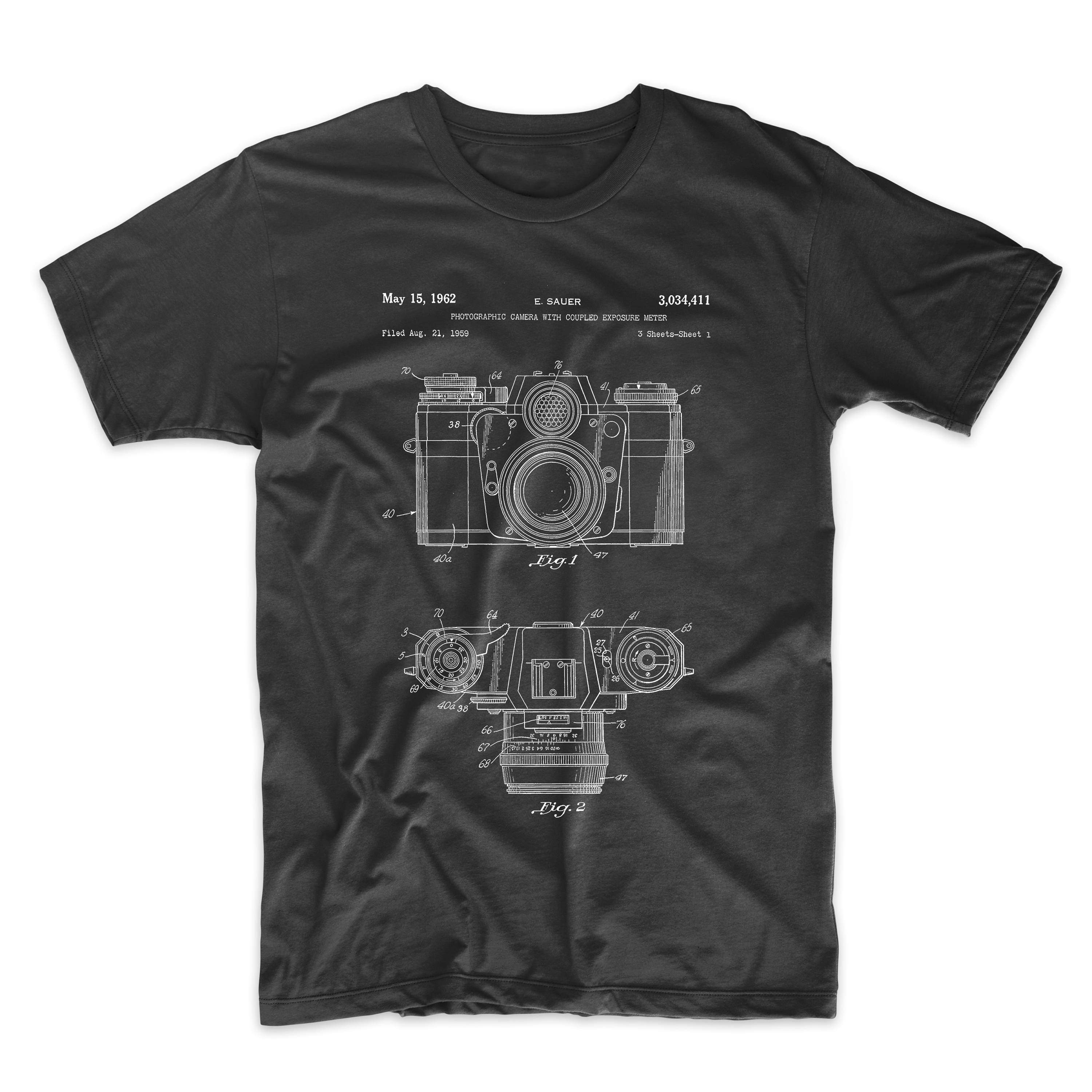 Camera Patent T Shirt Camera Shirt Photography Shirt Camera