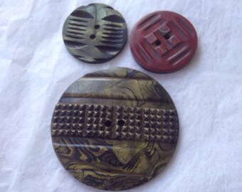 Vintage celluloid buttons
