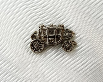 Vintage Tie Pin Tack Old Carriage