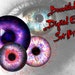 Eyes Digital Circle Download Printable Images Collage Sheet Set Jewelry Making Super Beautiful Round Monster Animals Dragon Scary Eyeball