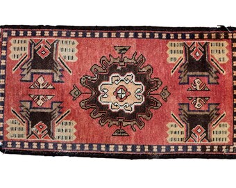 1.5x3 Vintage Oushak Rug Mat