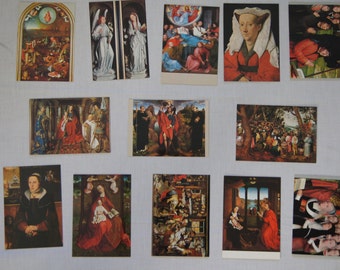 Vintage 1970's - Blank - Groeninge postcards, Set of 13 -