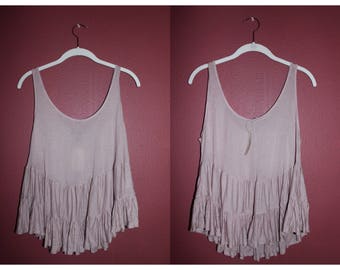 Forever 21 Pink Ruffle Blouse