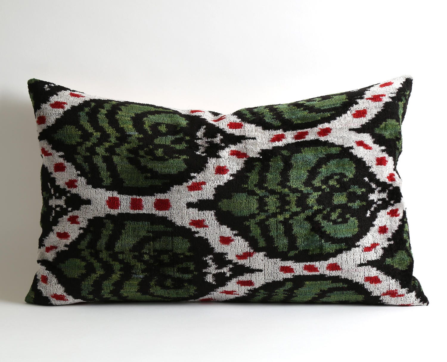 velvet ikat pillow decorative pillows pillow handmade