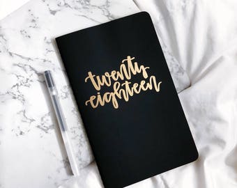 Custom Notebook (Journal, Hand Lettered, Custom Journal, Personalized Notebook, Personalized Journal)