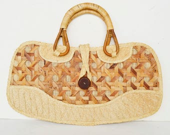 Straw bag, straw basket, straw shoulder bag,