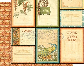 Graphic 45 Artisan Style Attention To Detail 12x12 double sided sheet