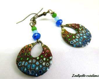 Earrings ' multicolored earrings