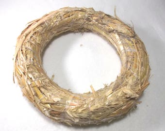 1 Strohkranz, 18 cm, 3 cm dick